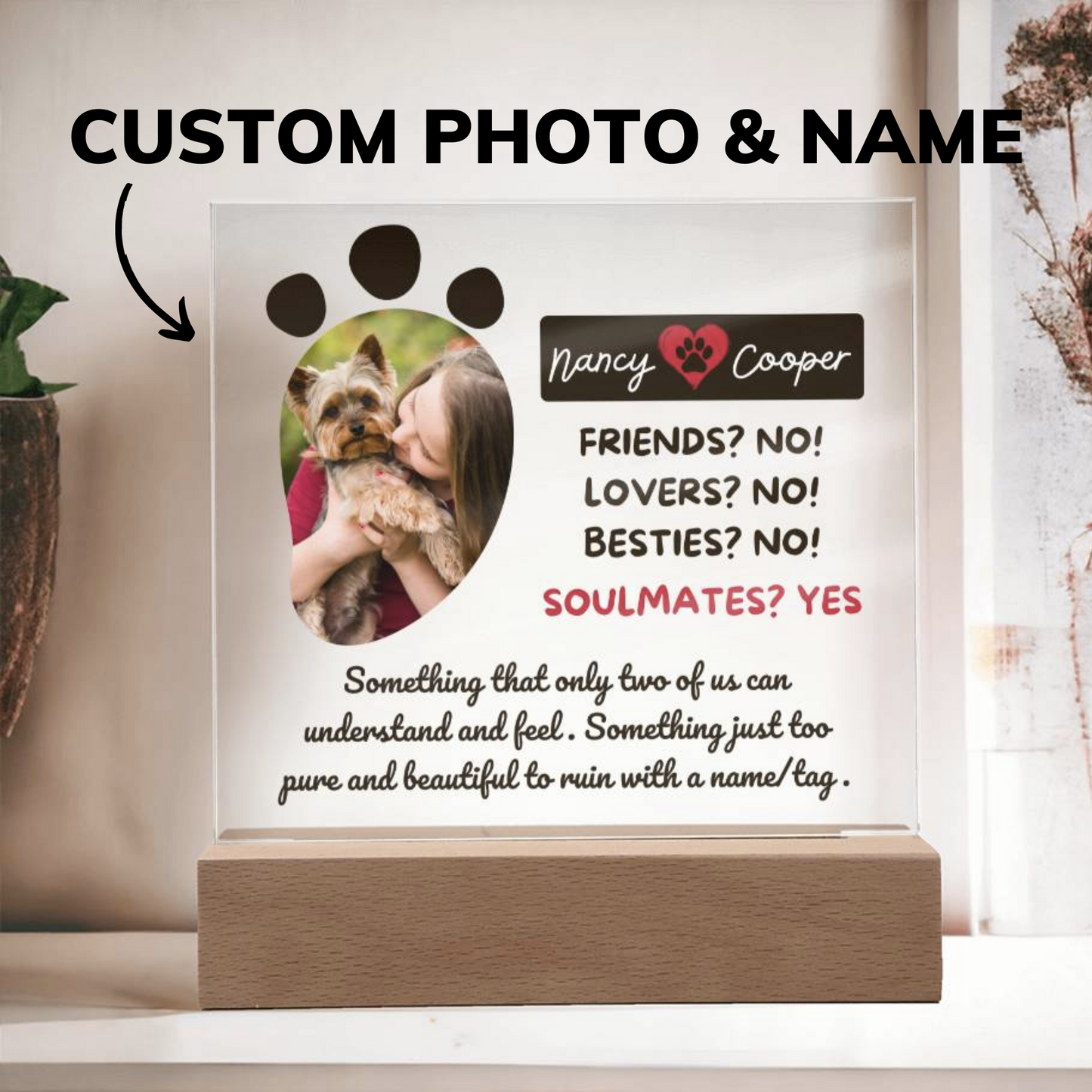 Dog Memorial, Pet portrait with dog, Best friends dog gift, Dog remembrance gift, Dad dog gift, Mum dog gift, Mothers day dog gift, Pet Loss