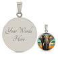 Majestic Elephant Pendant Necklace, African Savanna Forest Perfect Gift for Nature Animal Lovers Jungle Art Charm Gift for Her, Gift for Him