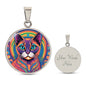 Siamese Cat Jewelry Gift For Cat Lover, Seal Siamese Cat, Feline Necklace, Pet Owner Cat Charm, Retro Trippy Art Pendant, Groovy Vintage Art