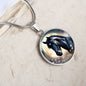 Black Stallion Pendant Necklace Horse Chinese Zodiac Animal Pendant 3D Dreamy Pony Art Jewelry Horse Lover Gift Dream Spirit Animal