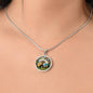 Mama Bear and Cub Stained Glass Personalized Pendant Necklace Gift For Mom Grandma Jewelry Momma Bear Baby Shower Gifts For Birthday