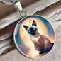 Siamese Cat Jewelry Gift For Cat Lover, Siamese Cats, Seal Siamese, Cat pendant, Siamese Cat Gift, Feline Necklace, Pet Owner Cat Charm