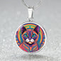 Siamese Cat Jewelry Gift For Cat Lover, Seal Siamese Cat, Feline Necklace, Pet Owner Cat Charm, Retro Trippy Art Pendant, Groovy Vintage Art