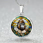 18K Gold Finish Gorilla Necklace Personalized Gorilla Pendant Gorillaz Coin Necklace Gorilla Animal Jewelry Monkey Charm Spirit Animal Chain