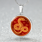 Chinese Zodiac Snake Necklace, Year of The Snake Necklace Gold, Personalized Chinese Zodiac Silver Pendant, 2025 Chinese Lunar New Year
