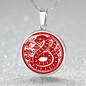 Chinese Zodiac Snake Necklace, Year of The Snake Necklace Gold, Personalized Chinese Zodiac Silver Pendant, 2025 Chinese Lunar New Year