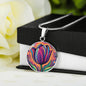 Tulip Necklace July Birth Month Flower Jewelry Plant Lover Gift Engraved Gold Floral Pendant Valentines Mothers Day Tulips Nature Lover Gift