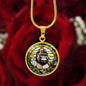18K Gold Finish Gorilla Necklace Personalized Gorilla Pendant Gorillaz Coin Necklace Gorilla Animal Jewelry Monkey Charm Spirit Animal Chain