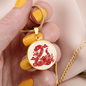 Chinese Zodiac Snake Necklace, Year of The Snake Necklace Gold, Personalized Chinese Zodiac Silver Pendant, 2025 Chinese Lunar New Year