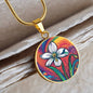 Snowdrop Birth Flower Necklace, Personalized January Birth Month Flower Jewelry, Floral Charm Pendant Anniversary & Birthday Gift for Her