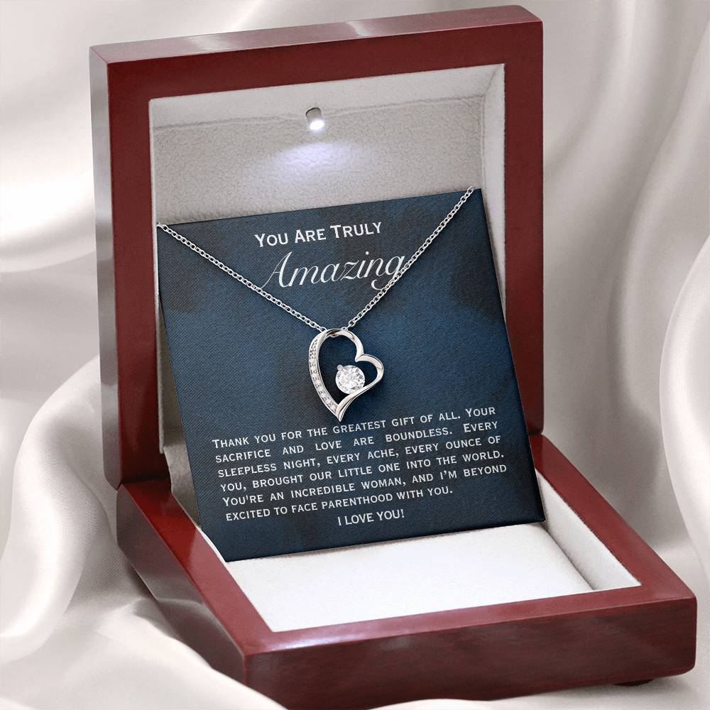 Push Present Necklace, Gift for New Mom, Gift for her, gifts for wife Birth of child gift, Gift from Husband, Push Gift, Postpartum Gift