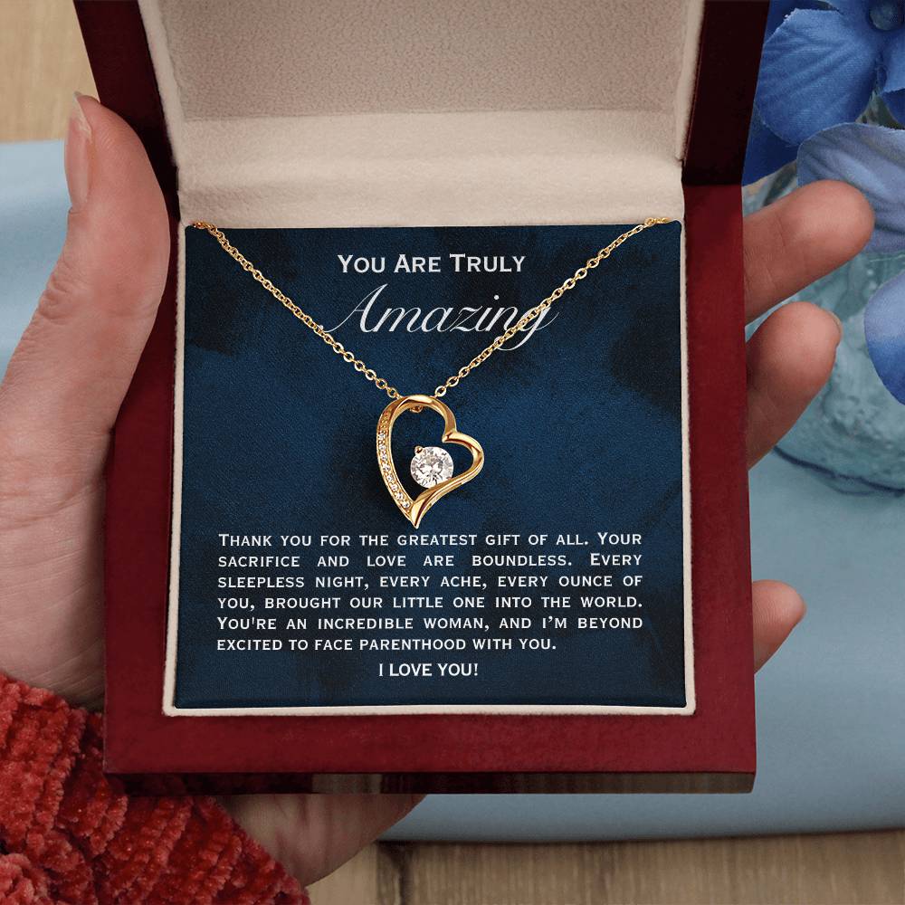 Push Present Necklace, Gift for New Mom, Gift for her, gifts for wife Birth of child gift, Gift from Husband, Push Gift, Postpartum Gift