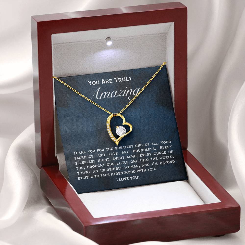 Push Present Necklace, Gift for New Mom, Gift for her, gifts for wife Birth of child gift, Gift from Husband, Push Gift, Postpartum Gift