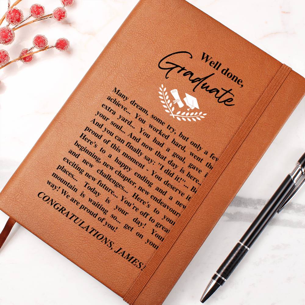 Inspirational Graduation Journal Congratulations on Graduating Graduate We Are Proud of You Diary Notebook Graduate Back to School Congrats