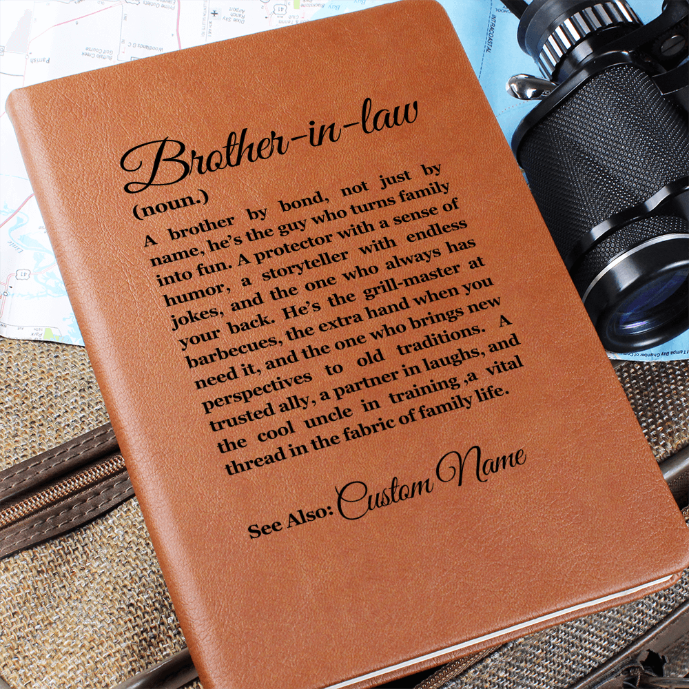 Birthday Gift for Brother in Law, Heartfelt Keepsake, Brother Journal, Brother in Law Appreciation, Thoughtful Sentimental Christmas Gift