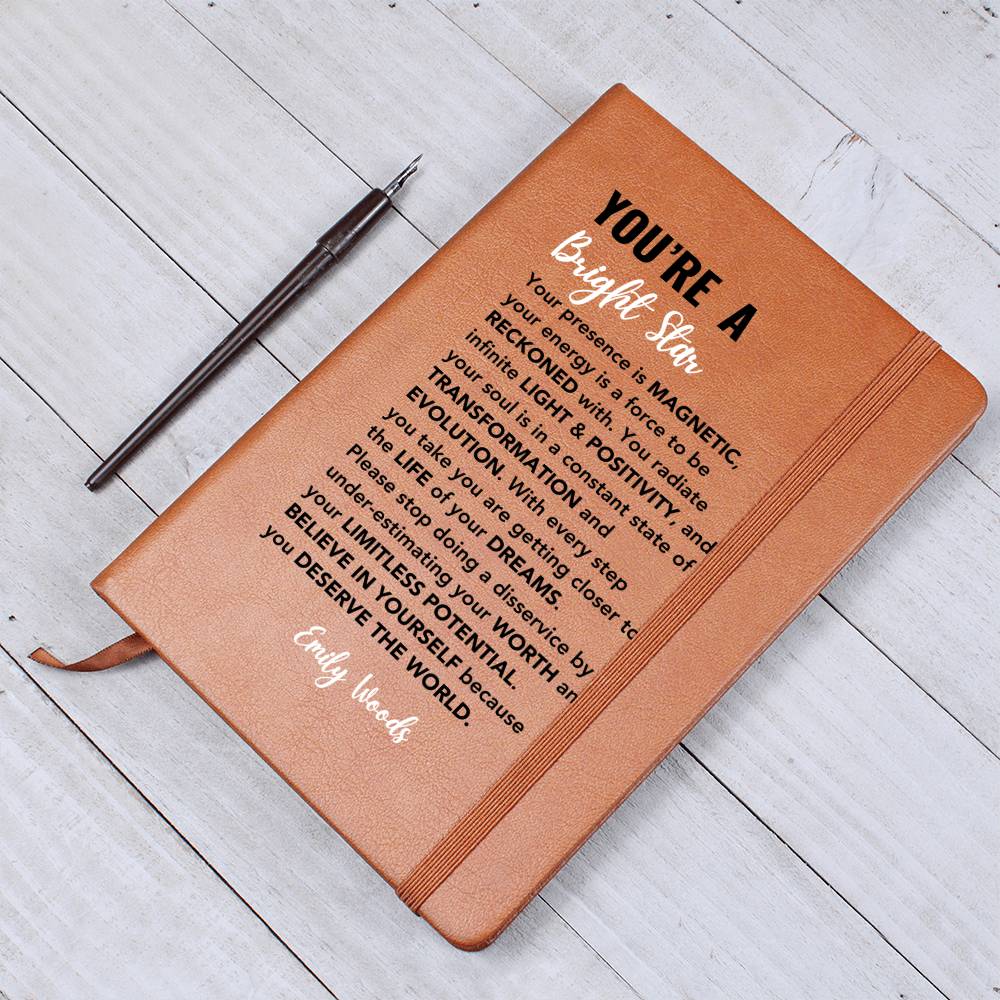 Dreamer's Journal, Difference Maker Notebook, Limitless Potential, Gift for Inspiring Person, Motivational Gift, Strength and Determination