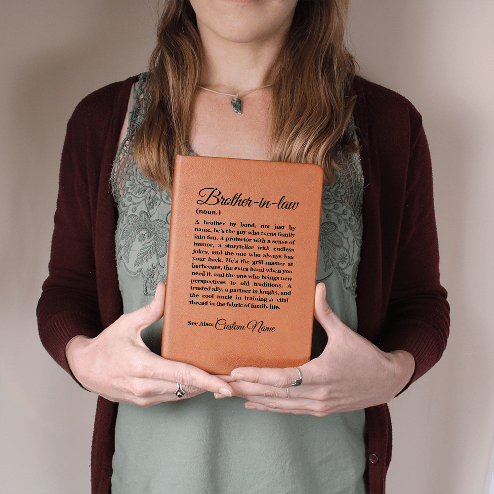 Birthday Gift for Brother in Law, Heartfelt Keepsake, Brother Journal, Brother in Law Appreciation, Thoughtful Sentimental Christmas Gift