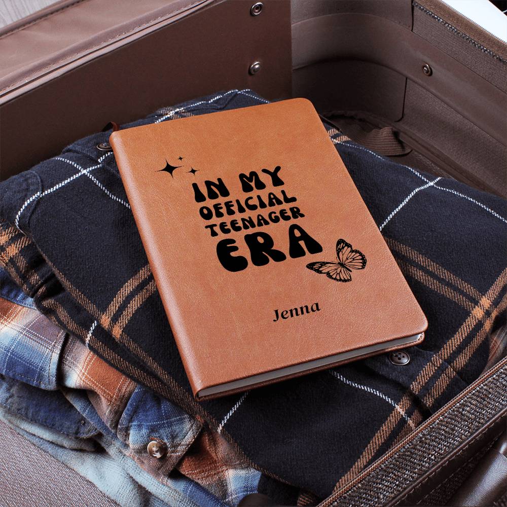13 Teenager Era, Official Teenager, Custom Girls In My Official Teenager Era, 13th Official Teenager Birthday Gift, Teen Aged Child Journal