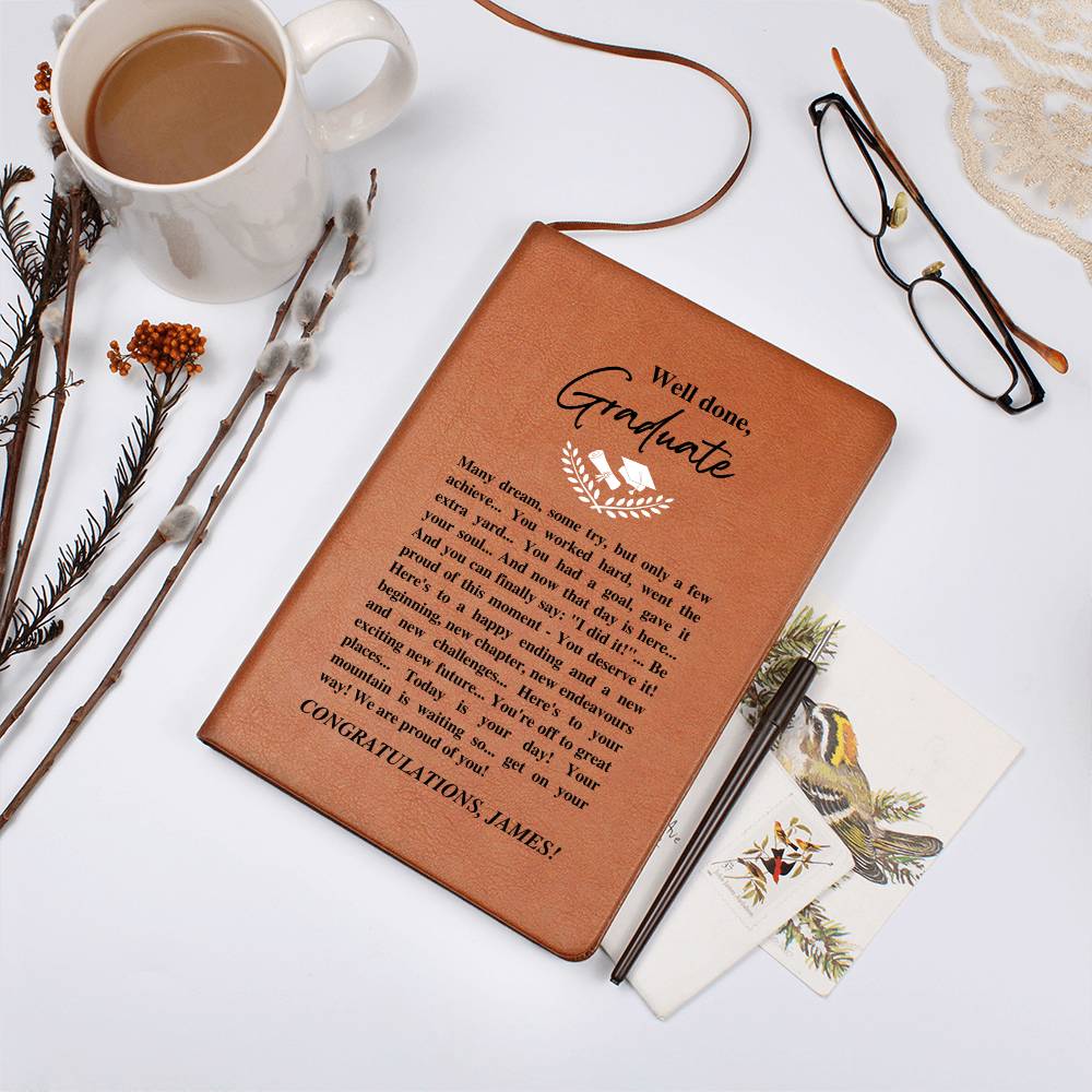 Inspirational Graduation Journal Congratulations on Graduating Graduate We Are Proud of You Diary Notebook Graduate Back to School Congrats