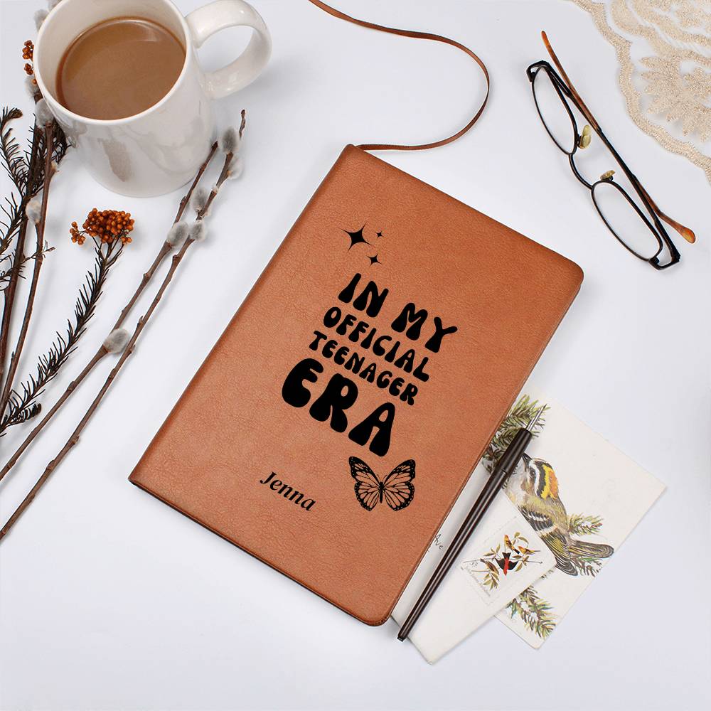 13 Teenager Era, Official Teenager, Custom Girls In My Official Teenager Era, 13th Official Teenager Birthday Gift, Teen Aged Child Journal