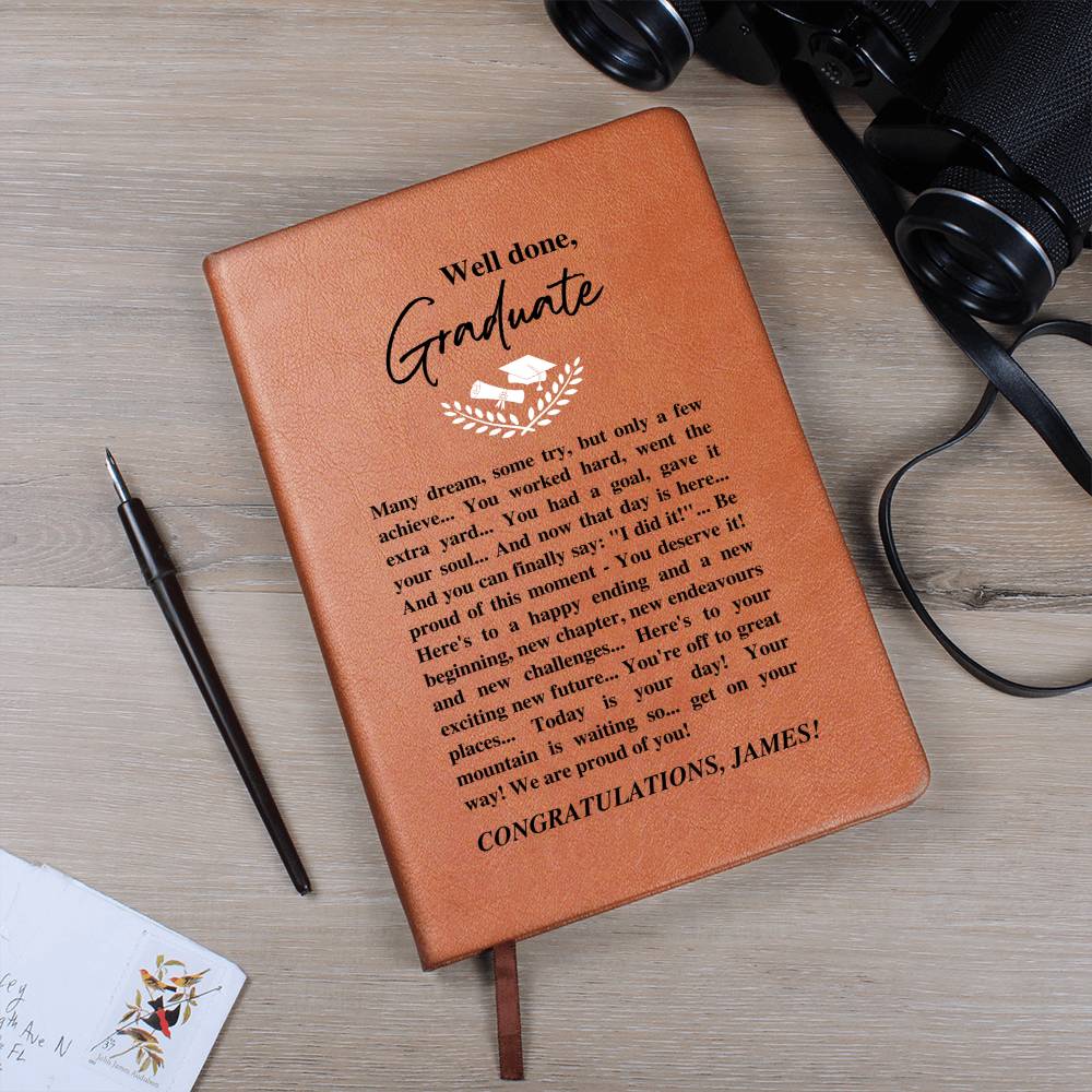 Inspirational Graduation Journal Congratulations on Graduating Graduate We Are Proud of You Diary Notebook Graduate Back to School Congrats