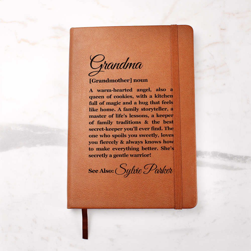 Birthday Gift For Grandmother, Grandma Definition Meaning, Custom Journal For Her, Grandmother Nana Christmas Gifts, Nana Grandmom Gifts