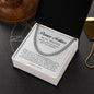 Personalised Promise Necklace For Him, Promise Gifts For Him, Boyfriend Promise Necklace, Gift For Boyfriend, Guy Valentine Gift, Boyfriend Birthday Gift