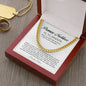 Personalised Promise Necklace For Him, Promise Gifts For Him, Boyfriend Promise Necklace, Gift For Boyfriend, Guy Valentine Gift, Boyfriend Birthday Gift