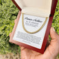 Personalised Promise Necklace For Him, Promise Gifts For Him, Boyfriend Promise Necklace, Gift For Boyfriend, Guy Valentine Gift, Boyfriend Birthday Gift