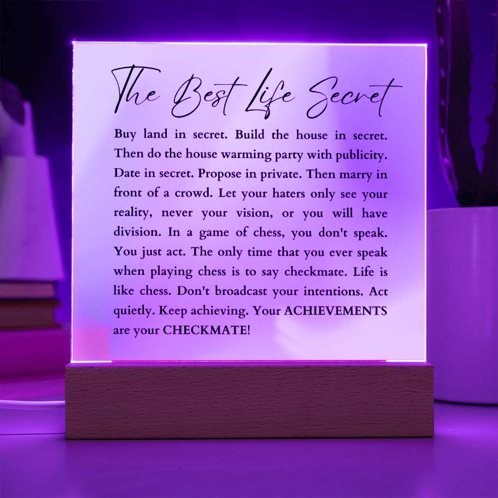 Inspirational Gift Motivational Quote Success Mantra Empowering life wisdom Positive Affirmation Visionary Mindset Home Decor Office Decor