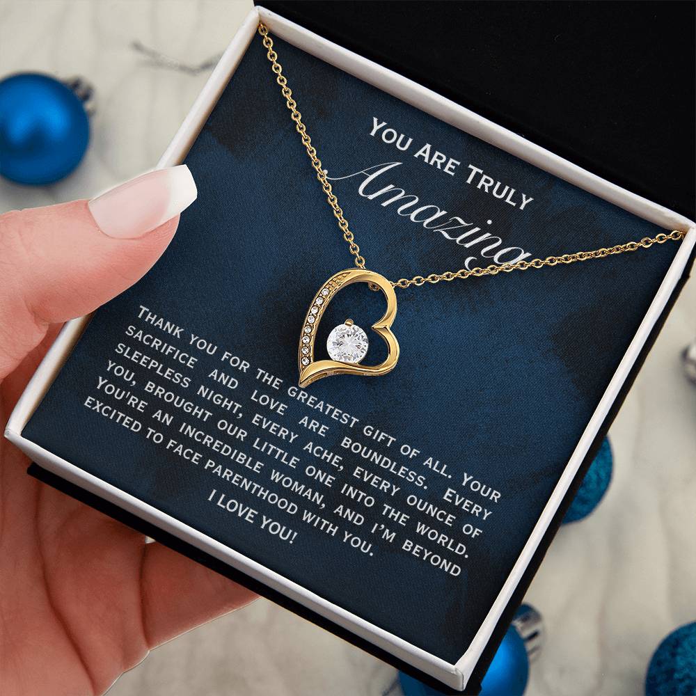 Push Present Necklace, Gift for New Mom, Gift for her, gifts for wife Birth of child gift, Gift from Husband, Push Gift, Postpartum Gift