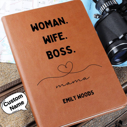 Woman Wife Boss Mama Journal Boss Lady, Boss Life Vibes Notebook Boss Mum Mother's Day Gift Boss Babe Boss Women Corporate Gifts for Manager