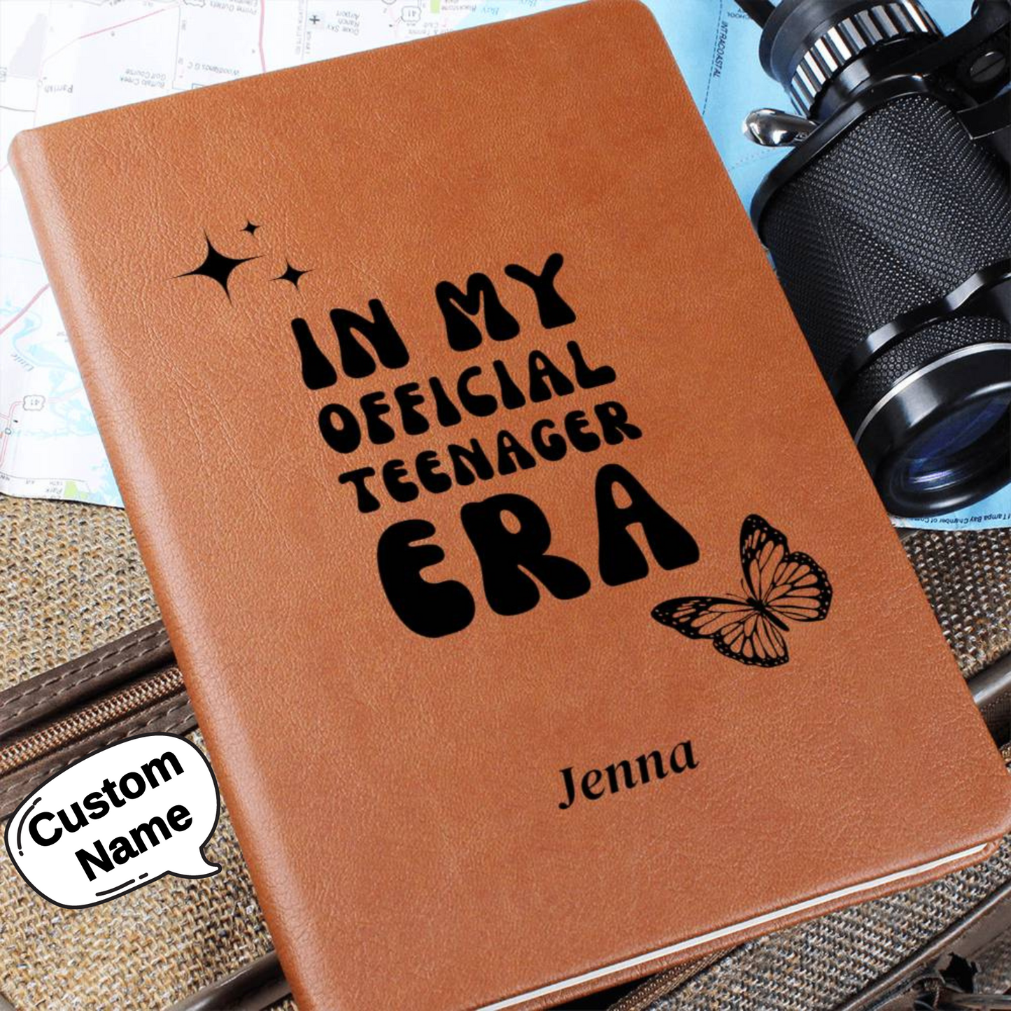 13 Teenager Era, Official Teenager, Custom Girls In My Official Teenager Era, 13th  Official Teenager Birthday Gift, Teen Aged Child Journal