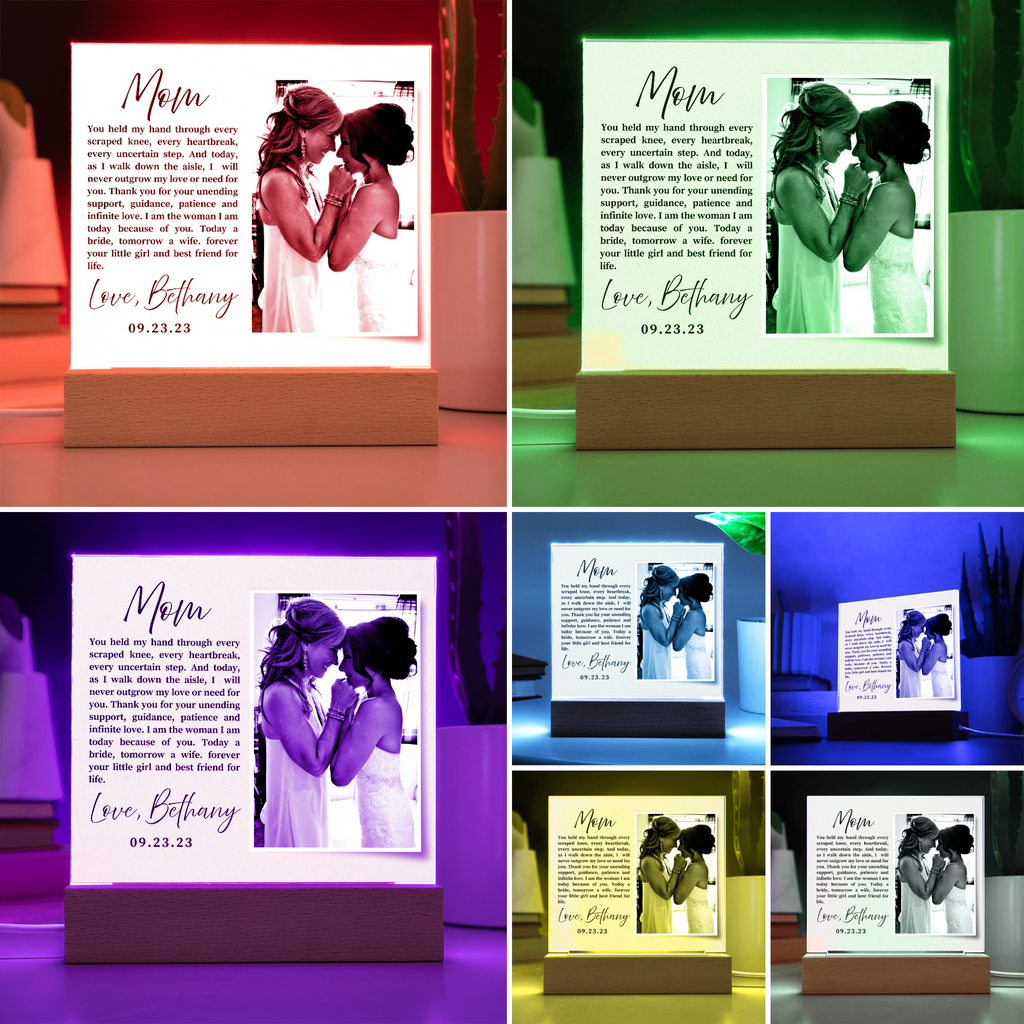 Mother of the Bride Photo Keepsake, Mother of the Bride Gift from the Bride, Mother of the Bride Gift Poem, Wedding Gift Mom, Gift for Mum