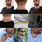 Personalized Cuban Promise Chain For Him, Anniversary Gift For Husband, Valentine's Gift For Boyfriend, To My Man Customized Birthday Gift