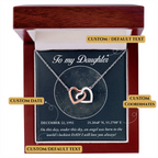 To My Daughter, Personalised Gold Necklace, Daughter Gift Starmap Night Sky Print, Christmas Gift New Year Gift , Daughter Necklace from Dad