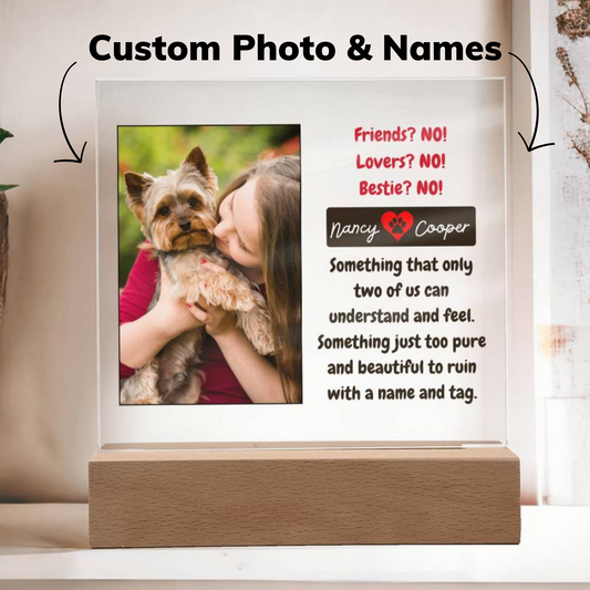 Dog Memorial, Pet portrait with dog, Best friends dog gift, Dog remembrance gift, Dad dog gift, Mum dog gift, Mothers day dog gift, Pet Loss