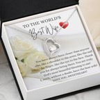 Necklace For Wife, Birthday Gift For Wife, Anniversary Gift For Wife, Christmas Gift For Wife, Valentines Day Gift For Wife, Best Wife Gift