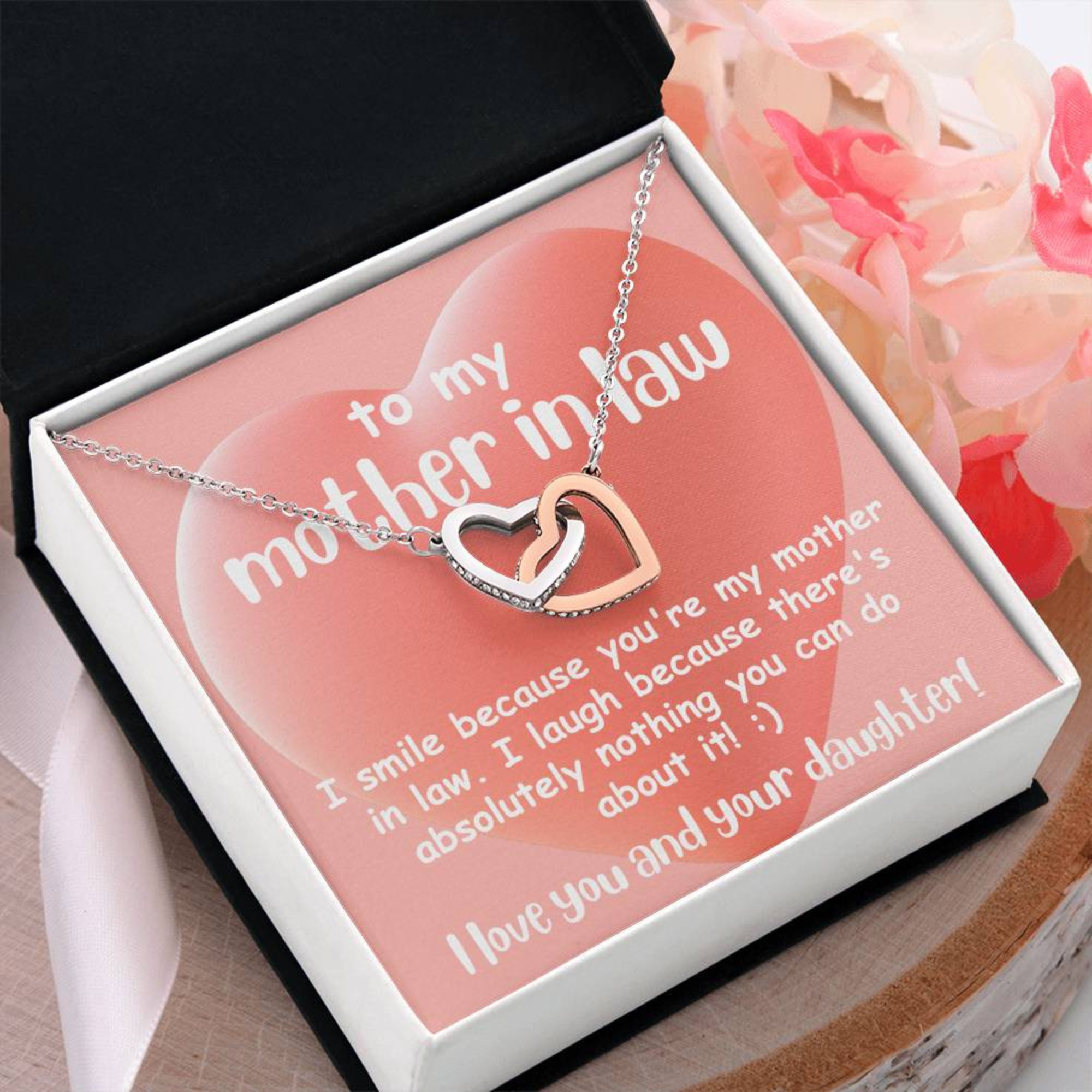 To My Mother On My Wedding Day Gift from Bride, Mother of the Bride Jewelry, Wedding Gift from Daughter to Mum Gift For Mother From Daughter