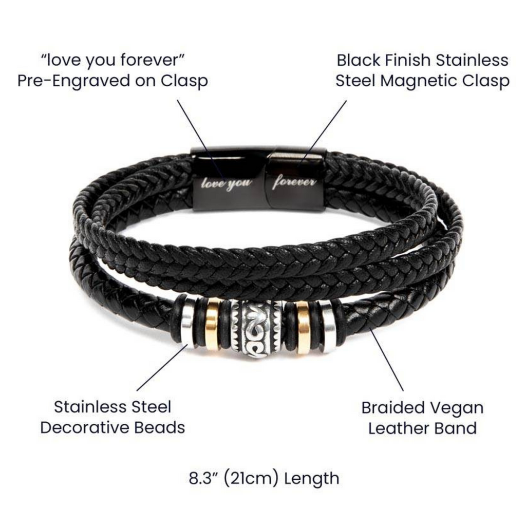 To My Man, You're my favorite, Couple Gifts, Men's Bracelet, Soulmate Gift, Valentine's Day Gift for Him,Anniversary Gift,Birthday Gift