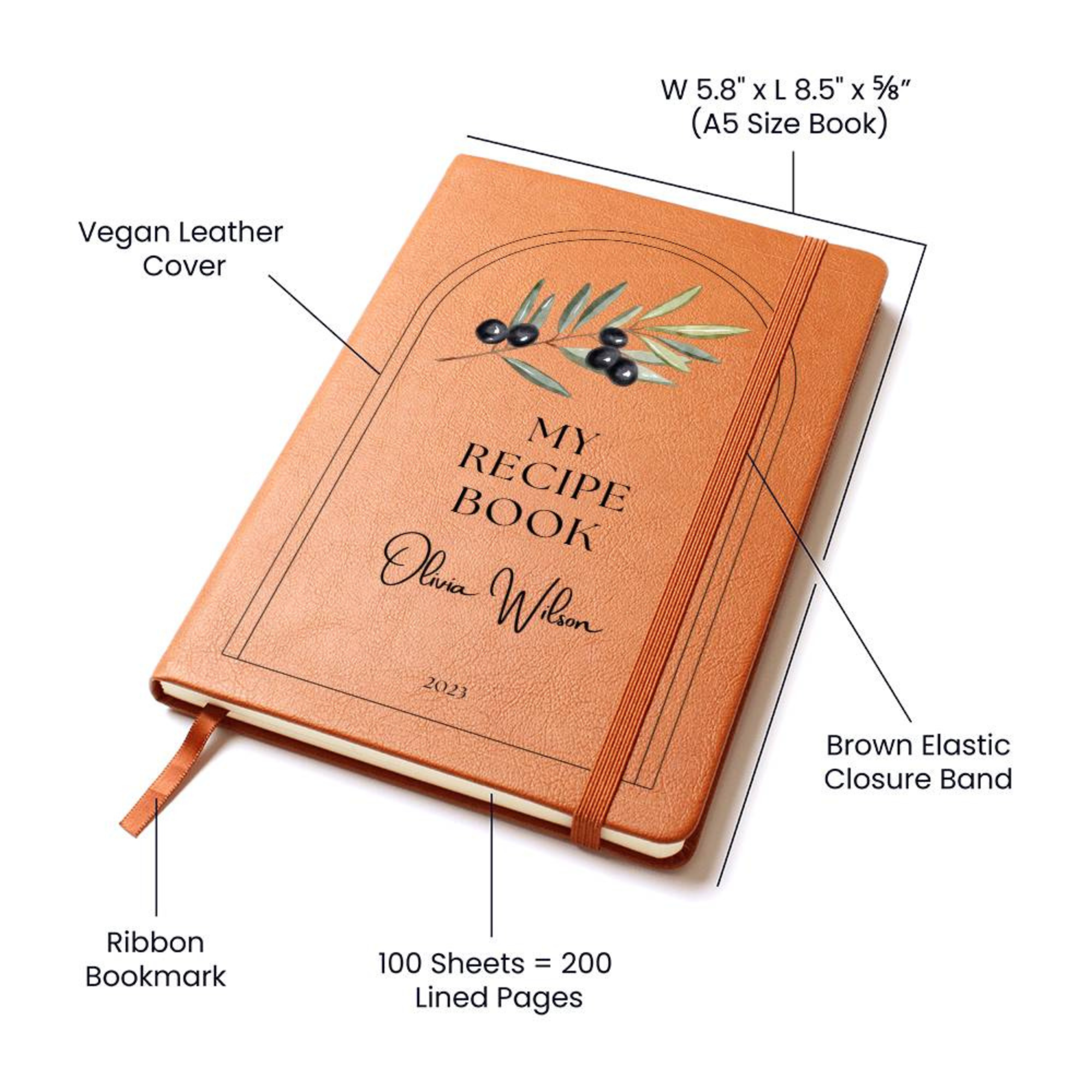 Personalised Taurus Journal, Zodiac Earth Sign Birthday Gift, April May Custom Name Astrology Gift, Taurus Horoscope Journal, Zodiac Gifts