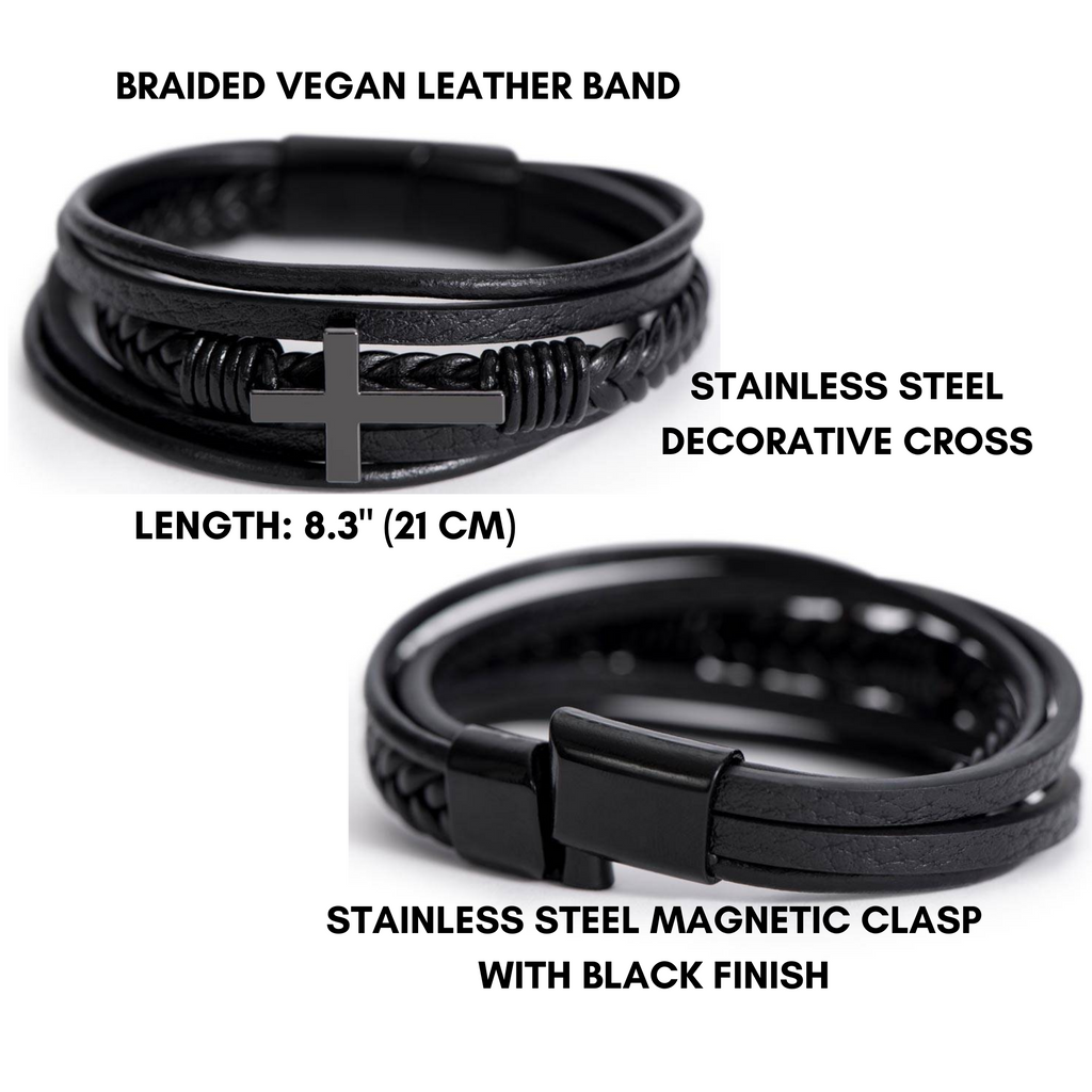 Personalised Bracelet Gift For him, Gift for Him, Valentine's Day Gift, Gift For Boyfriend, Guy Valentine Gift, Girlfriend Birthday Gift