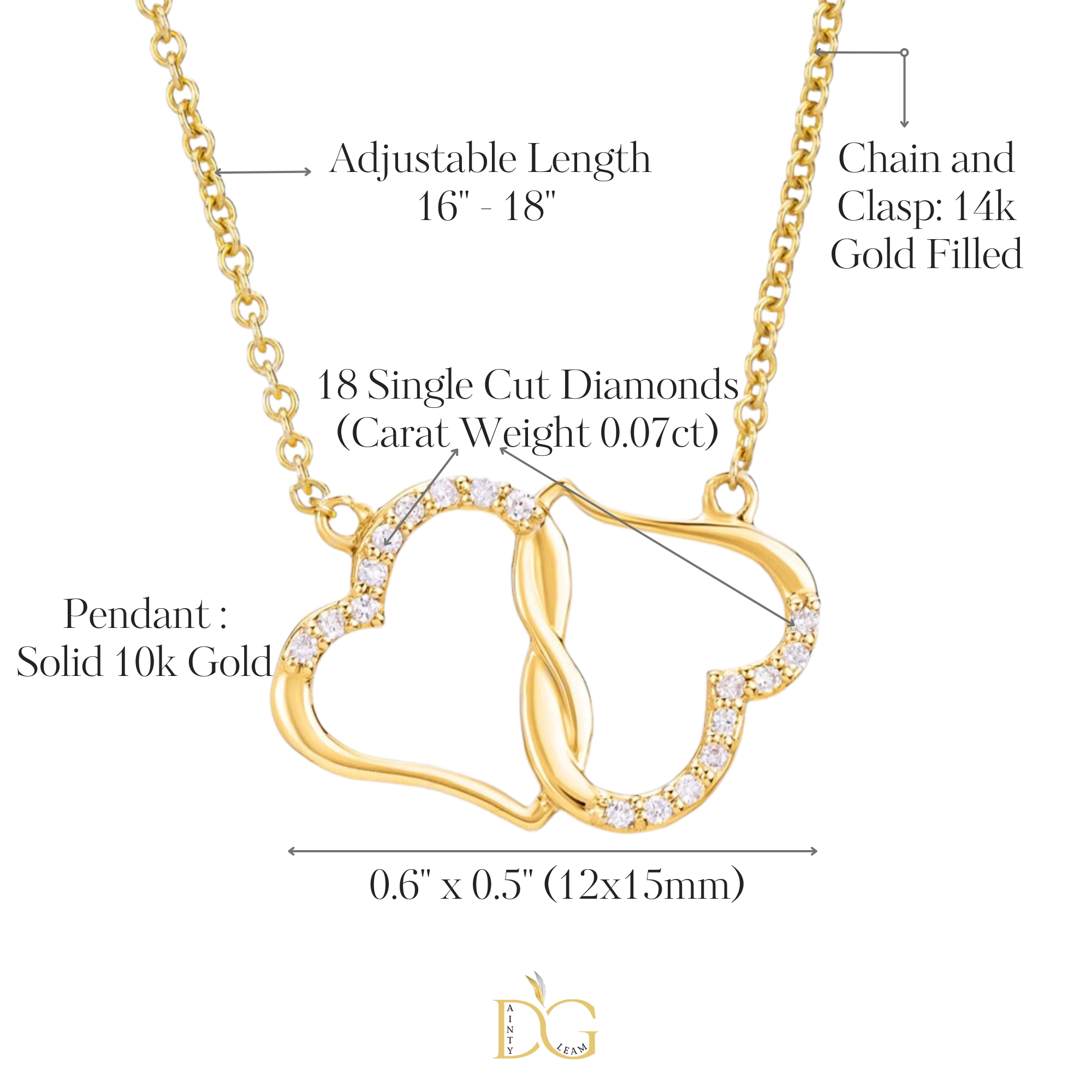 Happy Diwali Necklace, For Wife, 10k and 14k Gold, 18 0.07 Carat Diamonds , Deepavali Gift, Diwali Jewelry, Diwali Gifts, Deepavali Gift