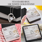 Partner Necklace for 30th Anniversary, 30th Wedding Anniversary gift for Wife, Pearl Wedding Anniversary, Gift for Wife on 30th Anniversary