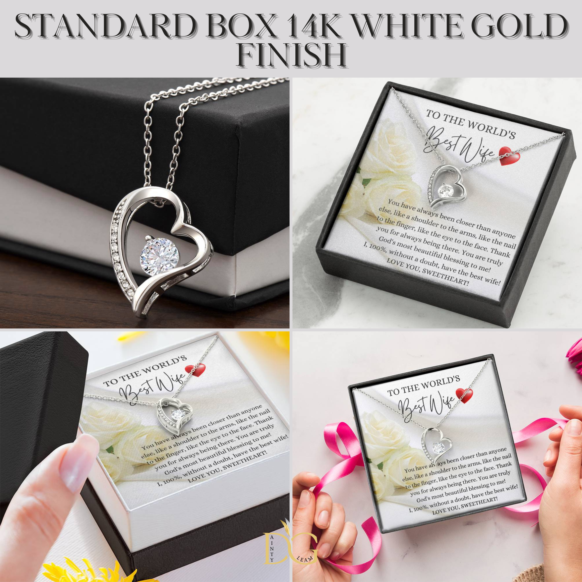 Necklace For Wife, Birthday Gift For Wife, Anniversary Gift For Wife, Christmas Gift For Wife, Valentines Day Gift For Wife, Best Wife Gift