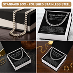 Personalised Promise Necklace For Him, Promise Gifts For Him, Boyfriend Promise Necklace,Anniversary Gift For Husband,Guy Valentine Gift