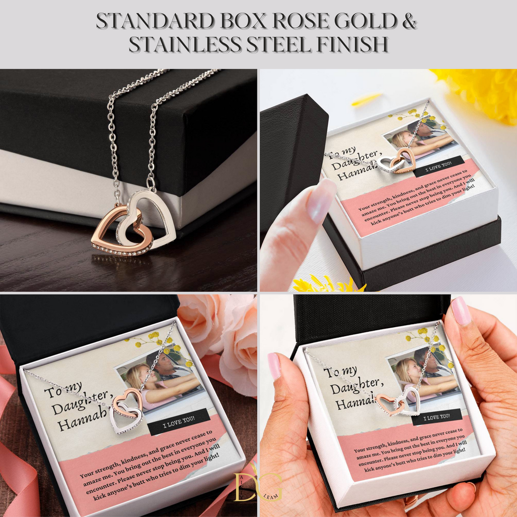 Gift for Daughter From Dad ,Personalised Daughter Gift from mom or dad To My Daughter, Christmas Gift, Birthday Gift, Graduation Present