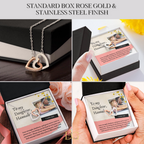 Gift for Daughter From Dad ,Personalised Daughter Gift from mom or dad To My Daughter, Christmas Gift, Birthday Gift, Graduation Present