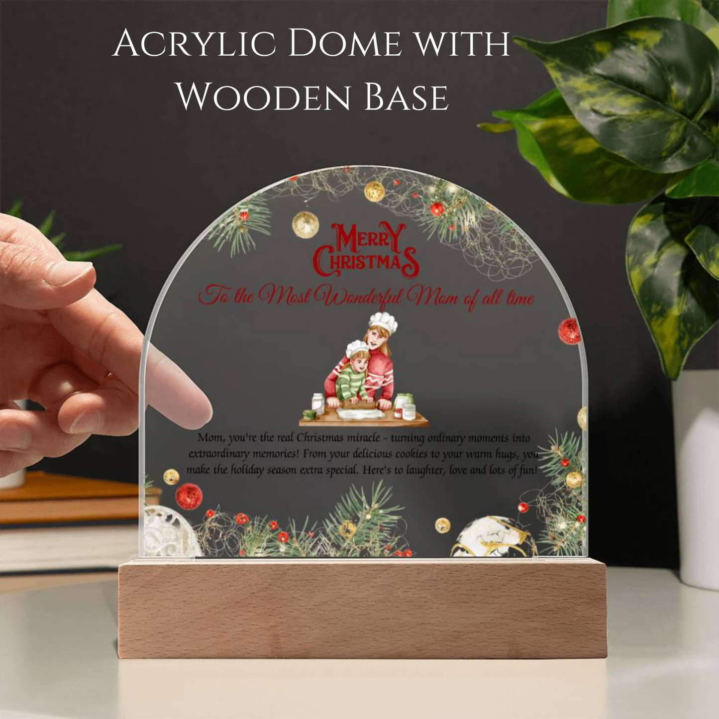 Christmas Mother Gift, Christmas Gift for mom, Mother and Daughter, Mother and Son, Gift for Mom, Gift from Daughter, Gift from Son