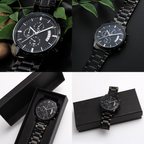 Graduation Men's Watch congratulations degree gift idea grad hat and robe congratulatory university college milestone celebration